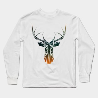 Tribal Deer Long Sleeve T-Shirt